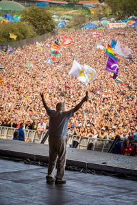 David Attenborough on the Pyramid Stage at Glastonbury Festival 2019